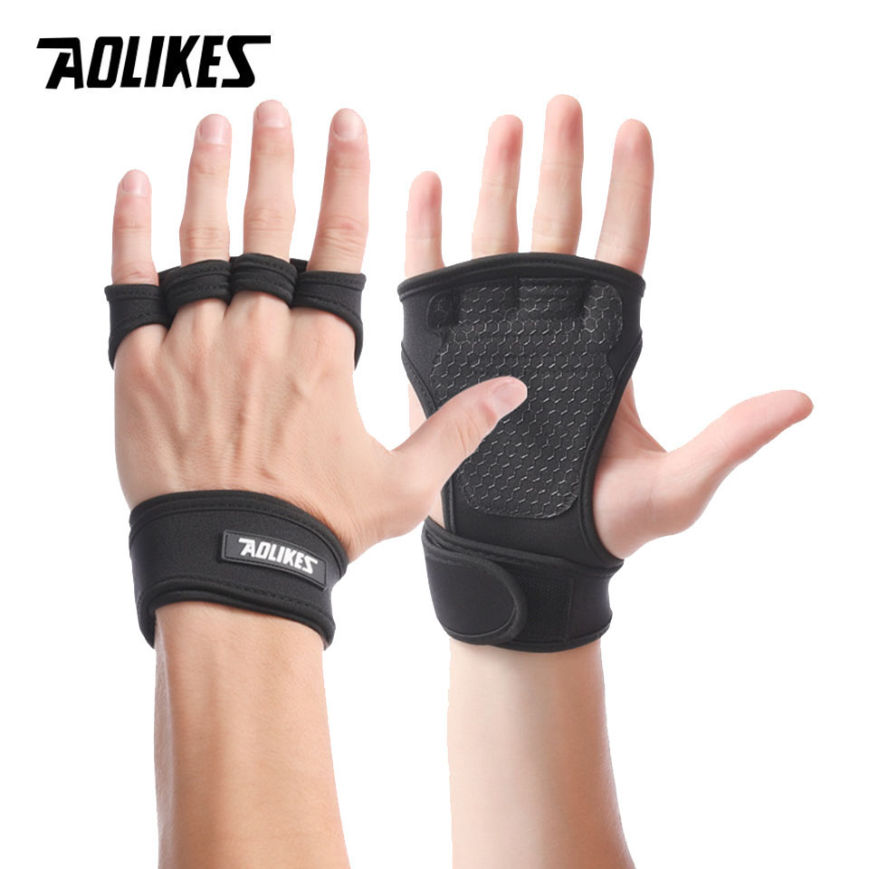 Crossfit Workout Gear - AOLIKES 무게추 리프팅 장갑, 트레이닝 체육관