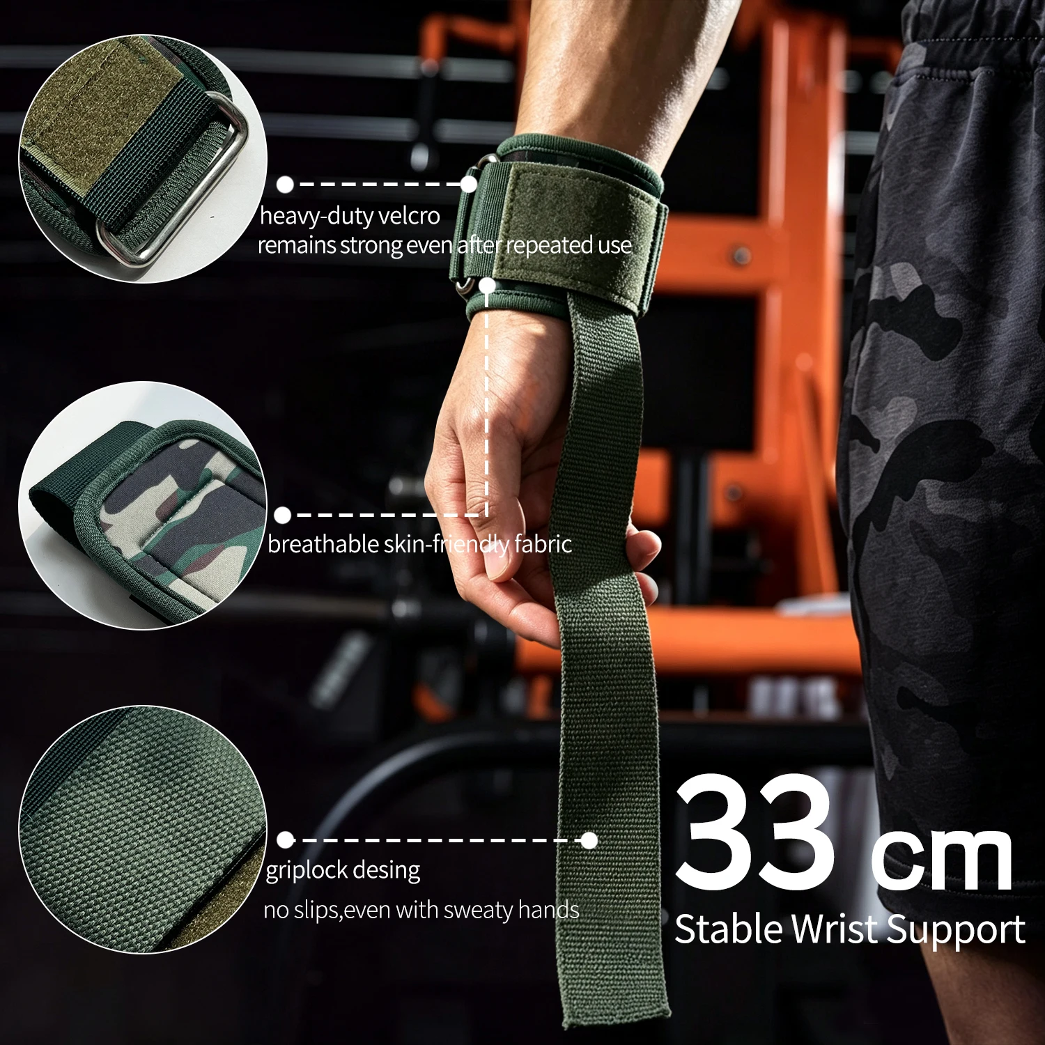 웨이트리프팅 스트랩 2개 손목 스트랩 헬스장 미끄럼 방 - Crossfit Workout Gear 리뷰 및 가격